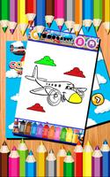 2 Schermata Air-Planes Coloring Pages. Painting Game.