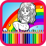 Mermaid Coloring Book for Kids