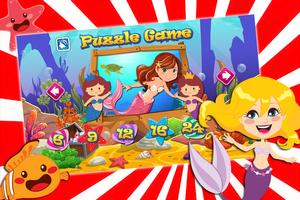 My Baby Mermaid Game : Puzzle Jigsaw تصوير الشاشة 3