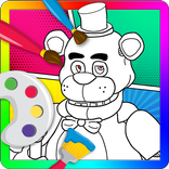 Kids Coloring Book Five Nights
