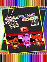 3 Schermata Kids Coloring Book Five Nights