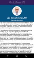 JOEL D. FEINSTEIN, M.D. скриншот 1