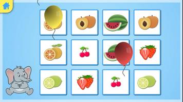 Jeu memory - les fruits imagem de tela 3