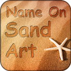 Name Art On Sand : Write Text on Sand ikon
