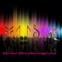Hits Your Elton John  Lyrics Affiche