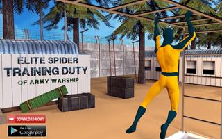 Elite Superhero Training Duty of Army Warship Affiche