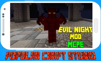 Mod Evil Night for MCPE Affiche