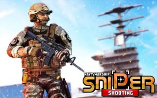 Navy Warship Sniper Shooting Affiche