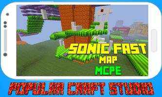 Fast Sonic Map for MCPE تصوير الشاشة 3