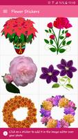 Flowers Stickers Affiche