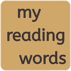 my reading words ikon