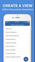 PDF to Doc Converter - PDF To Word Converter imagem de tela 1