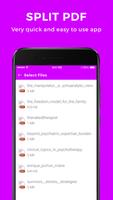 Split PDF files - PDF Split постер