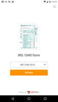 PDF Form 1040 for IRS: Income  Affiche