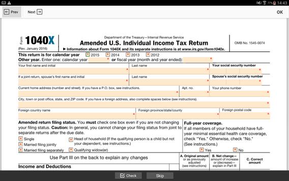 Form 1040x For Irs Sign Personal Income Tax Eform For Android Apk Download Form 1040x For Irs Sign Personal Income Tax Eform For Android Apk Download