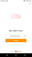 PDF Form 1098 T for IRS: Sign Tax Digital eForm Affiche