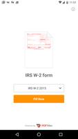 W-2 IRS PDF fillable Form Poster