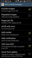برنامه‌نما PDF to ePub Converter عکس از صفحه