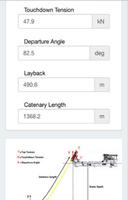 برنامه‌نما Catenary Calculator عکس از صفحه