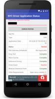 NYC Driver Application status পোস্টার