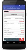 NYC Driver Application status Screenshot 1