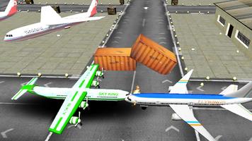 Airport Plane Parking 3D Affiche