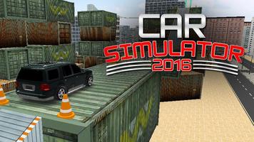 Car Simulator 2016 الملصق