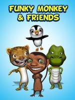 Funky Monkey & Friends Affiche