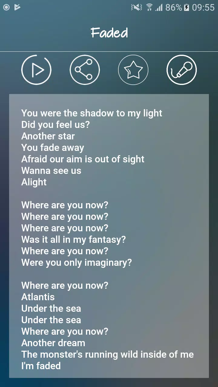 Faded - Alan Walker  Where are you now, Lyrics, Song lyrics