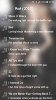 برنامه‌نما Taylor Swift Lyrics - Top Hit عکس از صفحه