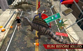 Dinosaur Attack City Hunting captura de pantalla 1