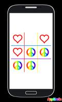 Peace and Love Tic Tac Toe スクリーンショット 2