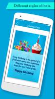 Birthday Greeting Cards Maker स्क्रीनशॉट 2