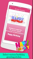 Birthday Greeting Cards Maker capture d'écran 3