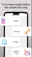 Height Increase Home Workout Tips: Diet program 截图 1