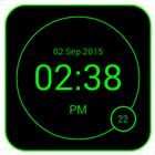 New LED Digital Clock LiveWP icône