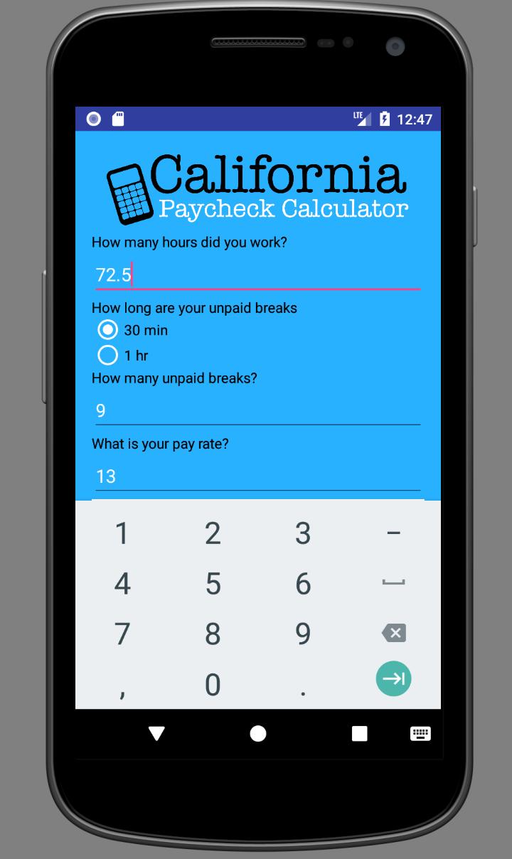 California Paycheck Calculator For Android Apk Download