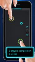 Air Hockey Neon Perfect Light الملصق