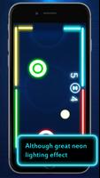 برنامه‌نما Air Hockey Neon Perfect Light عکس از صفحه