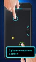 Hockey game - Neon Air Hockey الملصق