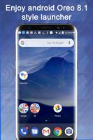 Launcher Oreo 8.1 الملصق