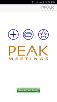 Peak Meetings poster