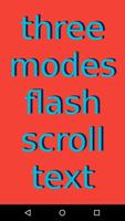 Flash Scroll:Big Text Scroller تصوير الشاشة 3