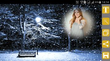 Snowfall Photo Frames Screenshot 2