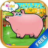 Kids Farm Animals - Kids Game 1, 2, 3 years old