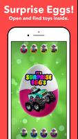 Monster Trucks Surprise Eggs For Kids 1-8 year old 海報