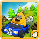 Poultry Downhill Rush آئیکن