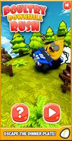 Poultry Downhill Rush پوسٹر