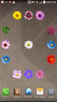 Flower widget Affiche