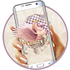 Luxurious White Pegasus Theme आइकन